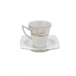 Karaca Autumn 12 Teilige Für 6 Personen Mochatassen-Espressotassen Porzellan