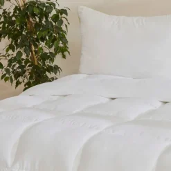 Karaca Basic Microfiber Decke Weiß 155x220