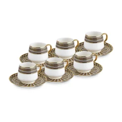 Karaca Belgin, 6 Person Kaffee Tasse Set, 90 ML