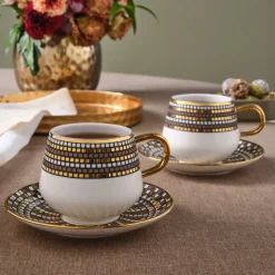 Karaca Belgin Teetassenset für 2 Personen, 220 ml