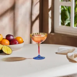 Karaca Bettle Gelbes Martini und Eisdessertglas