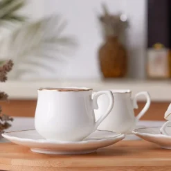 Karaca Beykoz 6-Personen-Kaffeetassenset, 80 ml