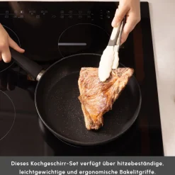 Karaca Biogranit Blackgold V1 7-teiliges Kochgeschirr-Set