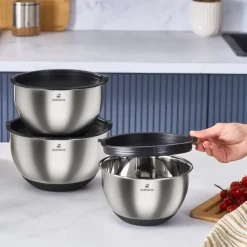 Karaca Blendbox 3-teiliges Mixset, Inox