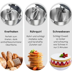 Karaca Blendburst Küchenchef, Grau 1400 W