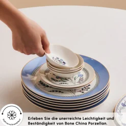 Karaca Blue Clove 26-Teiliges 6-Personen Frühstücksgeschirr