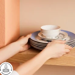 Karaca Blue Clove 26-Teiliges 6-Personen Frühstücksgeschirr