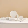 Karaca Bone China Olla 28-teiliges Servierset für 6 Personen, Weiß