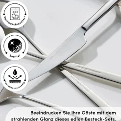 Karaca Boreas 12 Personen Besteckset, 84 Teilig