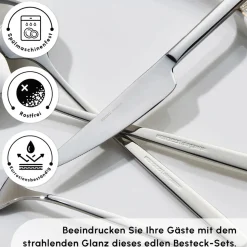 Karaca Boreas 12 Personen Besteckset, 60 Teilig