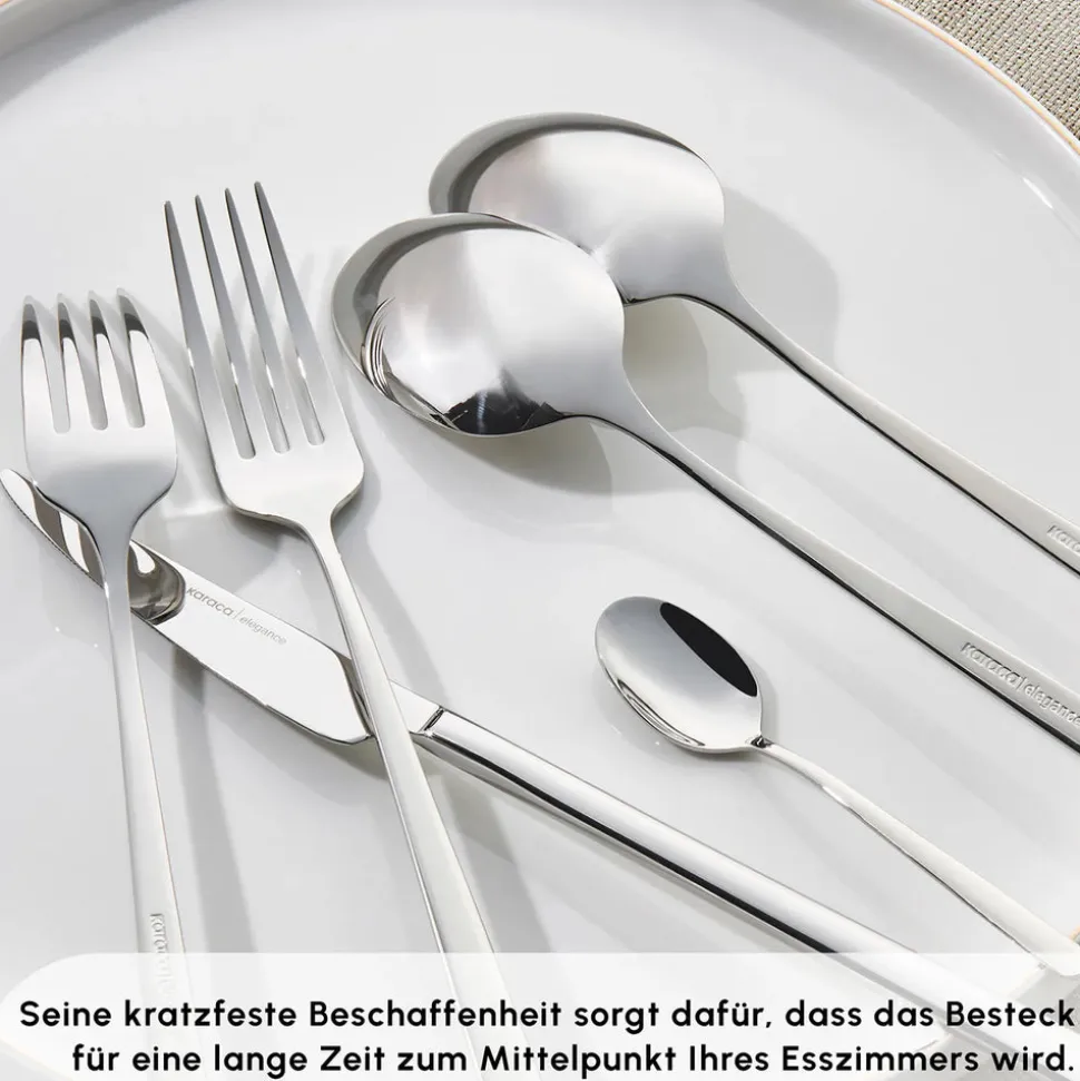 Karaca Boreas 12 Personen Besteckset, 60 Teilig