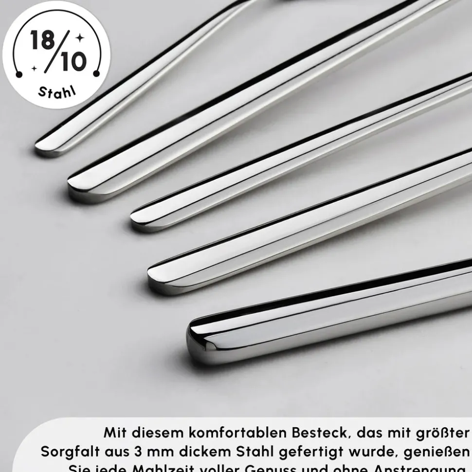 Karaca Boreas 12 Personen Besteckset, 60 Teilig