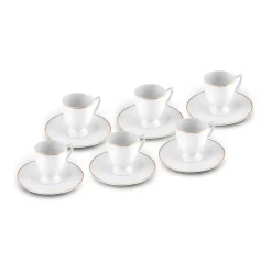 Karaca Boyoz Kaffeetassen-Set, 6 Personen, 85 ml