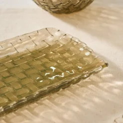 Karaca Braid Lüsterteller Bootform 29x8,5 cm