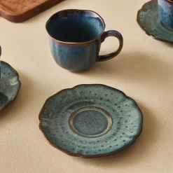 Karaca Bryggen Reaktiv 250 Ml Teetasse Für 6 Personen