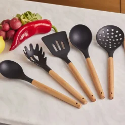 Karaca Burby Wood Service und Messerset, 14-Teilig