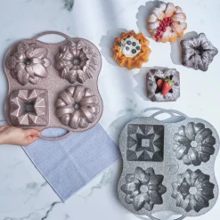 Karaca Cake Pro 4 Teilige Rosegold Gießen Kuchenform