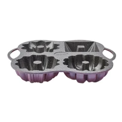 Karaca Cake pro aluminium guss dekorative kuchen form, 4 stück, 28cmx35cm, rosa