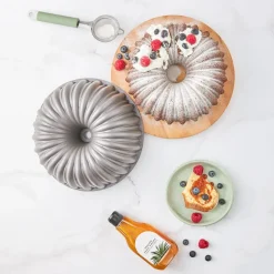 Karaca Cake Pro Geschnittene Gusskuchenform Anthrazit