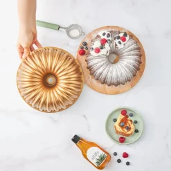 Karaca Cake Pro Geschnittene Goldguss-Kuchenform