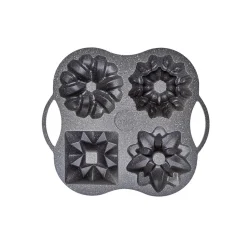 Karaca Cake Pro 4-teiliges Anthrazit Gießen Kuchenform