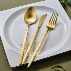 Karaca Callisto Besteckset für 12 Personen, 84-teilig, Gold