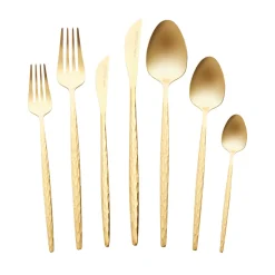 Karaca Callisto Besteckset für 12 Personen, 84-teilig, Gold