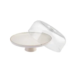 Karaca Calvin Tortenkuppel mit Fuß 28 cm