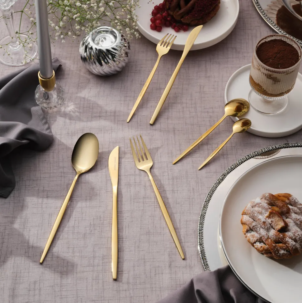 Karaca Camille Besteckset für 12 Personen, 84-teilig