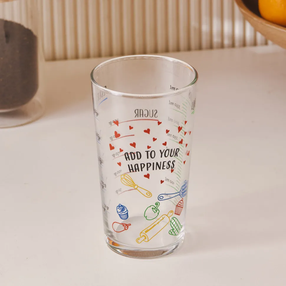 Karaca Carme Rotes Messglas 550 Ml