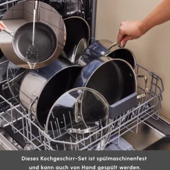 Karaca Ceramica Steel 3Ply Edelstahl-Kochgeschirr-Set