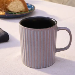 Karaca Cervantes Steinzeug-Becher, 380ml, Grau