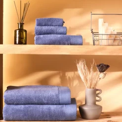 Karaca Chandler Modal Handtuch, Blau, 50x100cm