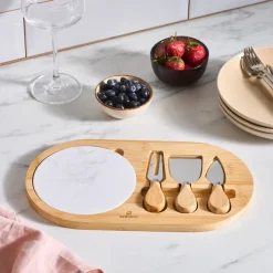 Karaca Cheesekit Bambus Schneideset, Farblos