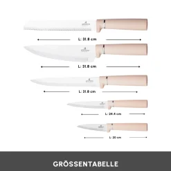 Karaca Chef's Harmony Messer & Schneidebrett Set