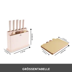 Karaca Chef's Harmony Messer & Schneidebrett Set