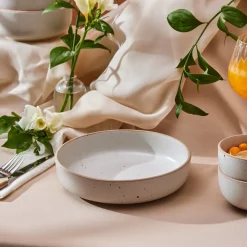 Karaca Chicago Dot Reaktive Tiefer Teller 20 cm