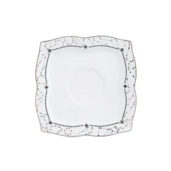 Karaca Comet quadratisches Frühstücksset und Servierschalen für 6 Personen 32-teiliges