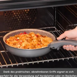 Karaca Comfort 6-teiliges Kochgeschirr-Set mit Abnehmbaren Griffen