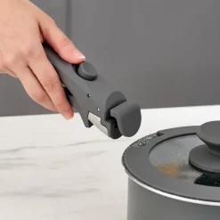 Karaca Comfort 6-teiliges Kochgeschirr-Set mit Abnehmbaren Griffen