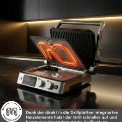 Karaca Compact Stahl Sear und Grill Inox 2008 Grillen und Toaster