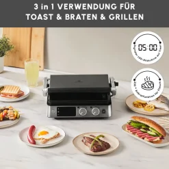 Karaca Compact Stahl Sear und Grill Inox 2008 Grillen und Toaster