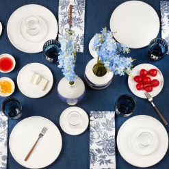 Karaca Cordelia für 6 Personen Frühstücksset und Servierschalen, 26 Teilig, Weiß