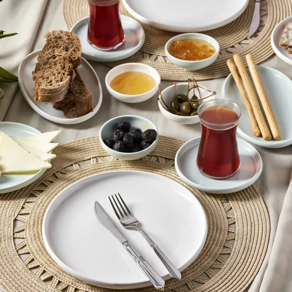 Karaca Cordelia Mint Porzellan 26 Stück Frühstück/Service Set 6 Personen