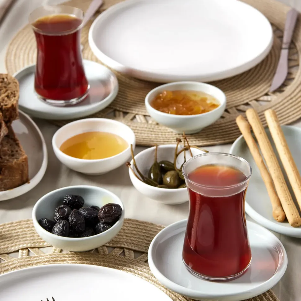 Karaca Cordelia Mint Porzellan 26 Stück Frühstück/Service Set 6 Personen