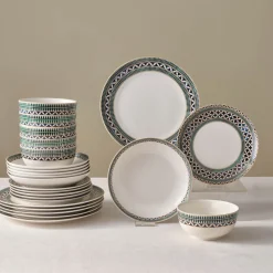 Karaca Cordoba 24-teiliges Tafelservice für 6 Personen
