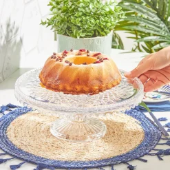 Karaca Crystal Dekorativer Kuchenständer 28x11 cm