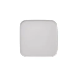 Karaca Cubique Grau 35-teiliges Porzellan Frühstücksset und Servierschalen Quadratisch für 6 Personen