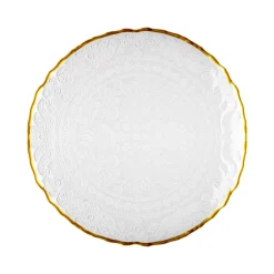 Karaca Dalia Gold Dessert-Set für 6 Personen, 7 teilig