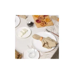 Karaca Darcy White for 6 Personen Frühstücksset und Servierschalen, 26 Teilig